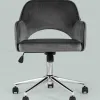 Кресло компьютерное Кларк велюр серый УТ000005058 - 5