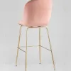 Стул барный Beetle со спинкой пудровый УТ000001769 - 6
