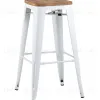Стул барный TOLIX WOOD белый глянцевый УТ000001864 - 1