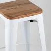 Стул барный TOLIX WOOD белый глянцевый УТ000001864 - 6