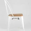 Стул TOLIX WOOD белый глянцевый УТ000001859 - 5