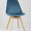 Стул FRANKFURT велюр синий УТ000003740 - 2