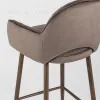 Стул полубарный Венера диамант велюр коричневый УТ000004924 - 7