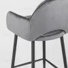 Стул полубарный Венера диамант велюр серый УТ000004925 - 8