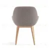 Стул Konna из светло-серой ткани букле с ножками из массива ясеня 110293 - 3