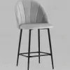 Стул полубарный Логан SN велюр светло-серый УТ000042213 - 2