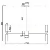 Люстра на штанге Maytoni MOD177PL-16G MOD177PL-16G - 9