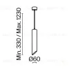 Подвесной светильник Maytoni P044PL-01-30GU10-B P044PL-01-30GU10-B - 9