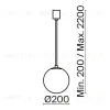 Подвесной светильник Maytoni P039PL-5W3K-20-B P039PL-5W3K-20-B - 2