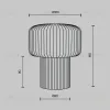 Настольная лампа Maytoni MOD404TL-01BG  - 4