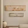 Silpa темно-бежевая абстрактная картина, 182 x 47 см 209886 - 9
