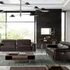 Диван 5319-2P /6050 2-х местный с реклайнером цвет CHOCOLATE 063123 - 5