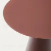 Журнальный столик Wilshire из стекла и стали терракотовый Ø50cm 253559 - 5