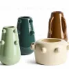 Ваза Odra из коричневой керамики с глянцевой отделкой, 25,5 см 482431 - 3