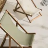 Adredna Детское складное кресло-шезлонг зеленого цвета из акации 254199 - 3