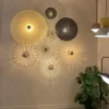 Бра Tan Tan A1053/10 см черный металл + 1125/60 см натуральный ротанг 092056 - 3