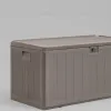 Стол-сундук пластик серый 110*55 см 276л УТ000042252 - 5