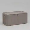 Стол-сундук пластик серый 110*55 см 276л УТ000042252 - 2