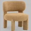 Кресло лаунж Fani горчичный УТ000041683 - 2