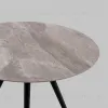Стол Ники круглый столешница керамика Italian light grey 900 УТ000041257 - 6