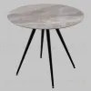 Стол Ники круглый столешница керамика Italian light grey 900 УТ000041257 - 3