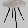 Стол Ники круглый столешница керамика Italian light grey 800 УТ000041255 - 3