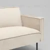 Диван прямой Кассель велюр рельефный молочный УТ000040047 - 7