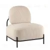 Кресло Стоун велюр рельефный молочный УТ000039986 - 1