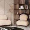 Кресло Стоун велюр рельефный молочный УТ000039986 - 3