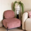 Кресло Стоун велюр рельефный коралловый УТ000039987 - 3