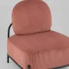 Кресло Стоун велюр рельефный коралловый УТ000039987 - 10