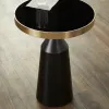 Черный приставной столик 