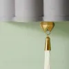 Бра с белой кисточкой 