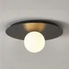 Чёрный настенно-потолочный светильник 