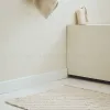 Коврик для ванной Janu из 100% хлопка жаккард цвета экрю 50 x 70 см 424855 - 1