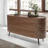 Комод AC2001DR /7075 овальный ореховый 096385 - 4