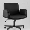 Кресло офисное TopChairs Foldo с откидными подлокотниками черное УТ000042107 - 2