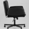 Кресло офисное TopChairs Foldo с откидными подлокотниками черное УТ000042107 - 8