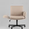 Кресло офисное TopChairs Foldo с откидными подлокотниками бежевое УТ000042106 - 5