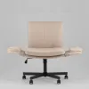Кресло офисное TopChairs Foldo с откидными подлокотниками бежевое УТ000042106 - 3
