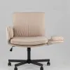 Кресло офисное TopChairs Foldo с откидными подлокотниками бежевое УТ000042106 - 4