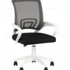 Кресло офисное TopChairs Simple SN черный пластик белый УТ000042082 - 1