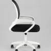Кресло офисное TopChairs Simple SN черный пластик белый УТ000042082 - 4