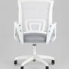 Кресло офисное TopChairs Simple SN серый пластик белый УТ000042081 - 5