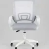 Кресло офисное TopChairs Simple SN серый пластик белый УТ000042081 - 3