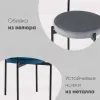 Стул Бриф NEW велюр тёмно-серый УТ000036506 - 3