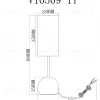 Лампа настольная Moderli V11589-1T Flint УТ000040427 - 6