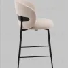 Стул полубарный Блейз велюр молочный УТ000041393 - 5