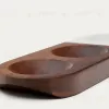 Сервировочный поднос для закусок Tori  из акации и белого мрамор 209261 - 4