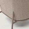 Уличное кресло Sedalis из алюминия и серо-коричневой веревки 251569 - 7